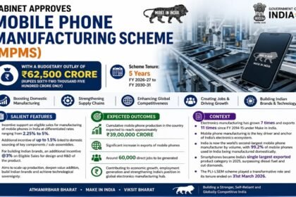 Cabinet Approves Mobile Phone Manufacturing Scheme (MPMS