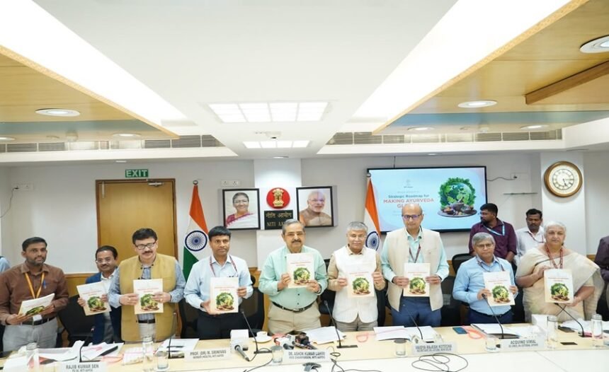 NITI Aayog has released a report titled "Strategic Roadmap for Making Ayurveda Global".