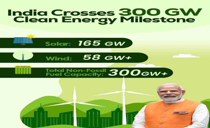 India crosses 300 GW