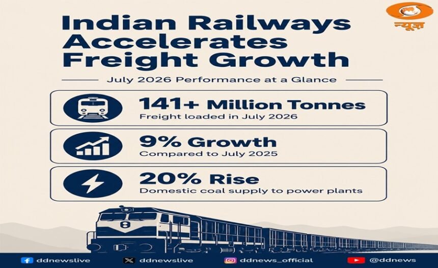 Indian Railways records 9% growth in freight loading
